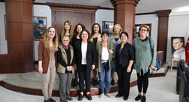 Didim Kadın Platformu’ndan Başkan Hatice Gençay’a Ziyaret