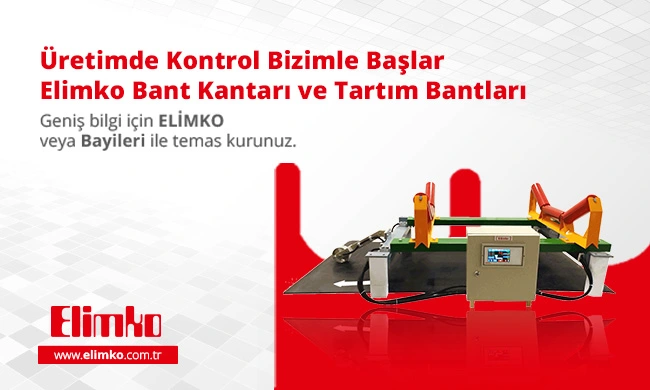 Üretimde Kontrol Bizimle Başlar Elimko Bant Kantarı ve Tartım Bantları