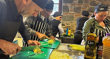 Şef Rıfat Yurttaş, Meslek Fabrikası’nda Ege yemekleri yaptı