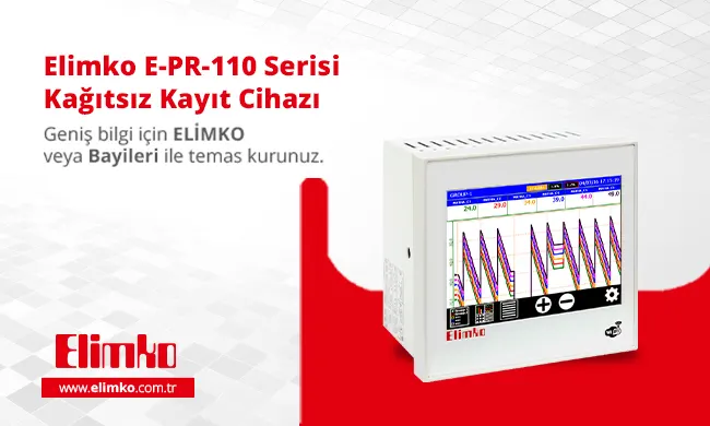 Elimko E-PR-110 Serisi Kağıtsız Kayıt Cihazı