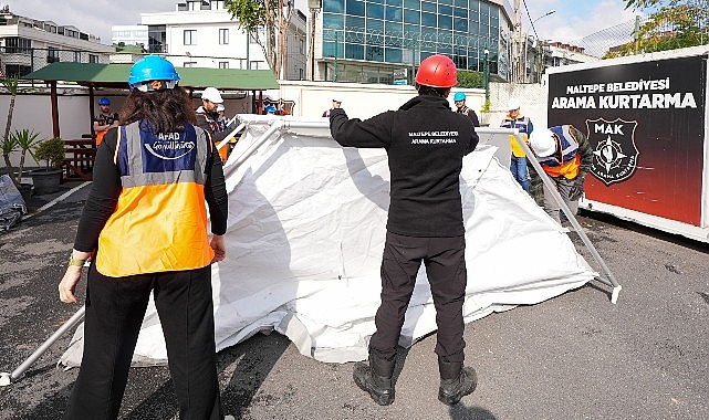 Maltepe’de afetlere karşı seferberlik sürüyor: 800 mahalle afet gönüllüsü sahada